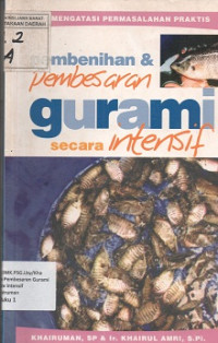 Image of Pembenihan dan Pembesaran Gurami Secara Intensif