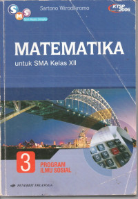 Image of Matematika Kelas XII Jilid 3 Program Ilmu Sosial