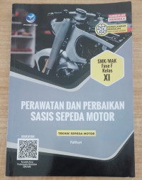 Image of PERAWATAN DAN PERBAIKAN SASIS SEPEDA MOTOR SMK/MAK FASE F KELAS XI
