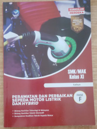 Image of PERAWATAN DAN PERBAIKAN SEPEDA MOTOR LISTRIK DAN HYBRID SMK/MAK FASE F KELAS XI
