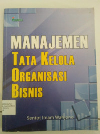 Image of Manajemen Tata Kelola Organisasi Bisnis